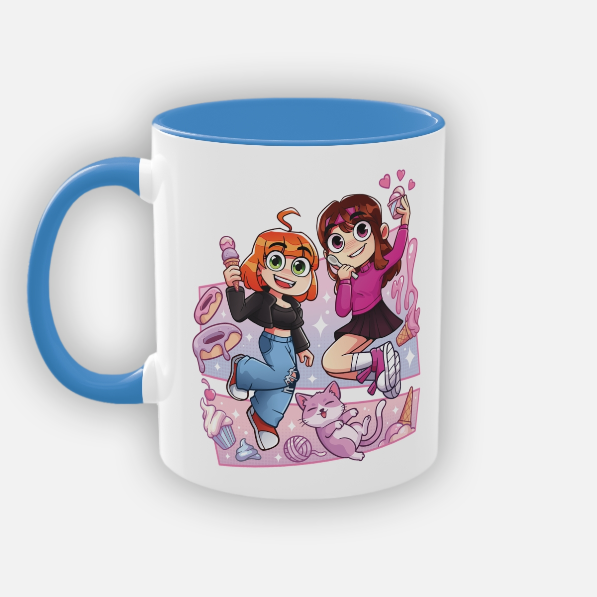 Mug Anna & Lucy Girly