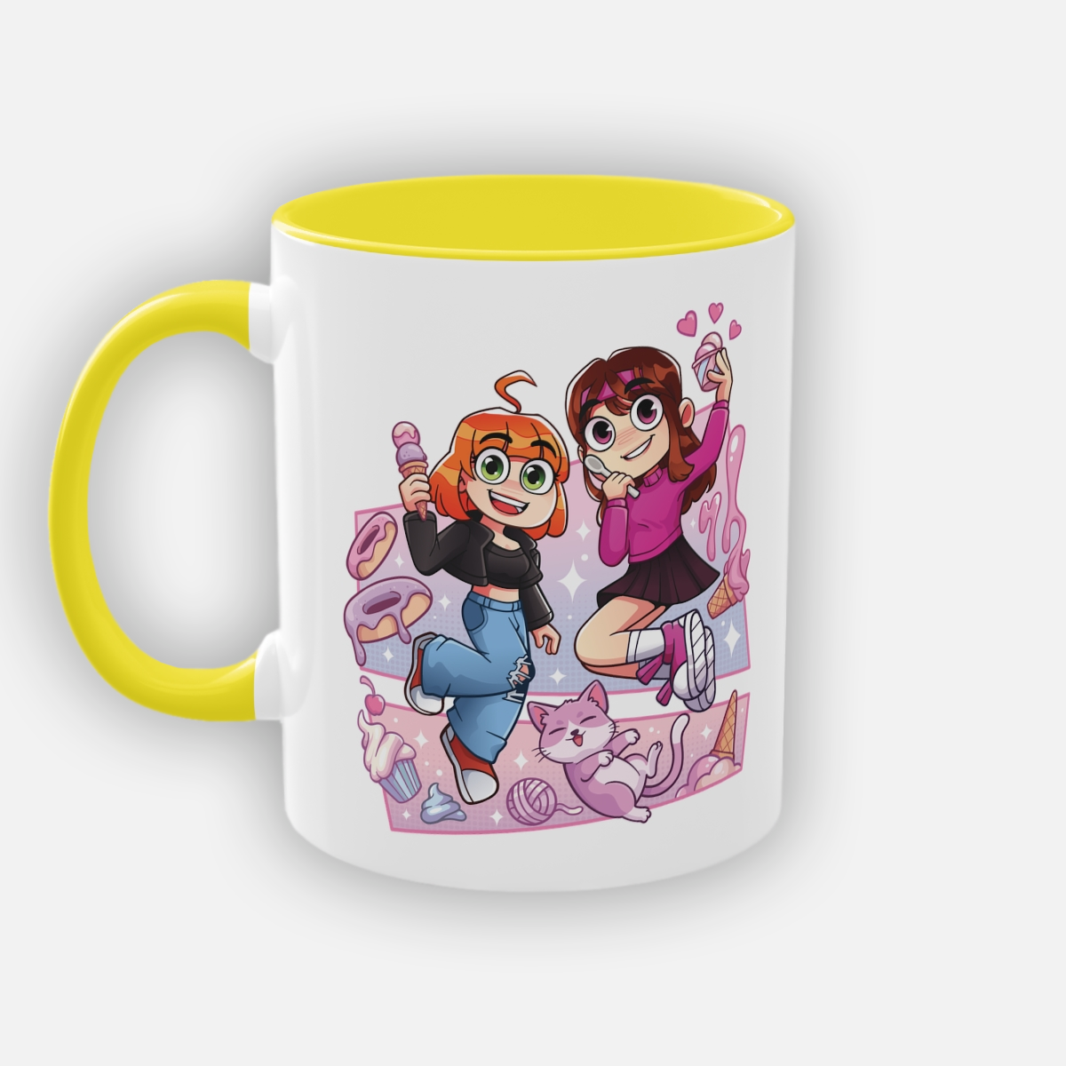 Mug Anna & Lucy Girly